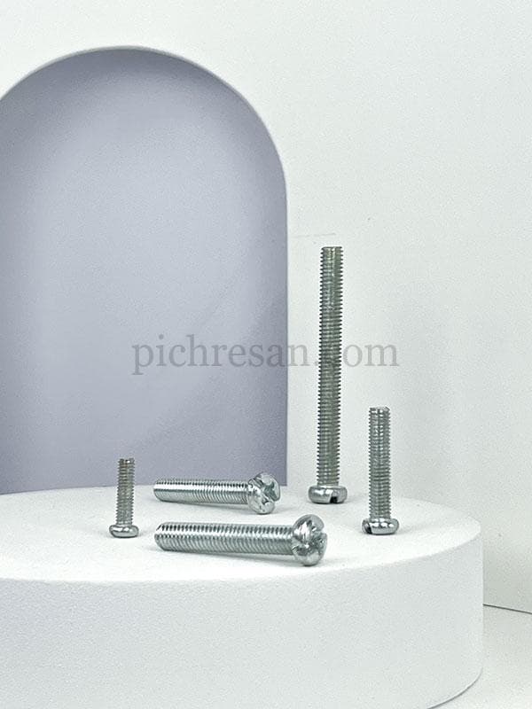 پیچ استوانه سرگرد سایز 25*4 میلیمتر بسته 1000عددی