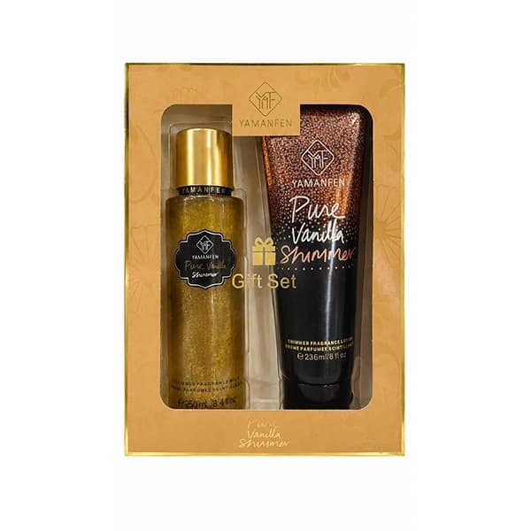 ست هدیه بادی میست شاین‌دار و لوسیون بدن یامانفن مدل Pure Vanilla Shimmer — تصویر ۲