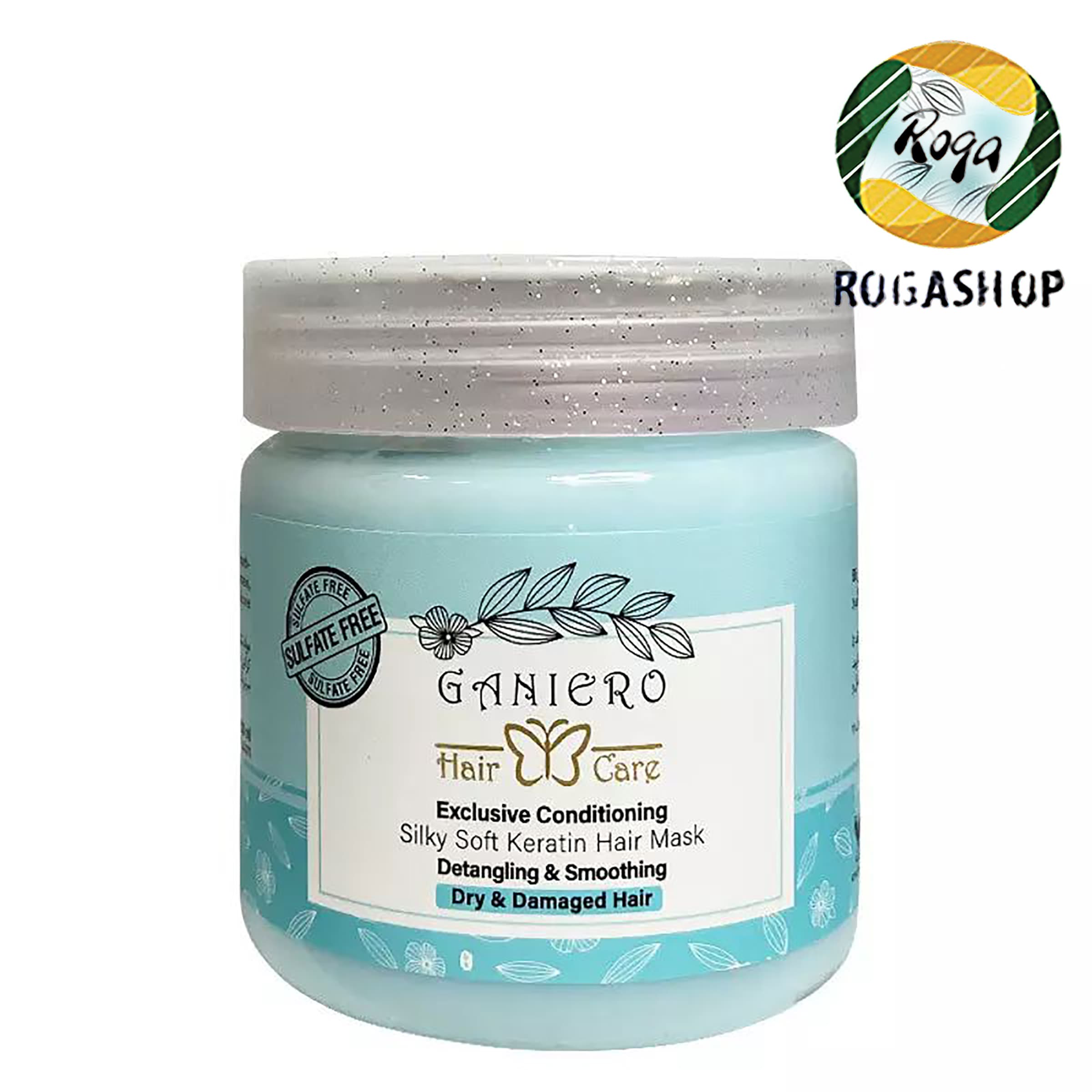 ماسک مو تغذیه کننده و احیا کننده گانیرو حاوی کراتین و ویتامین E حجم 250 میل
