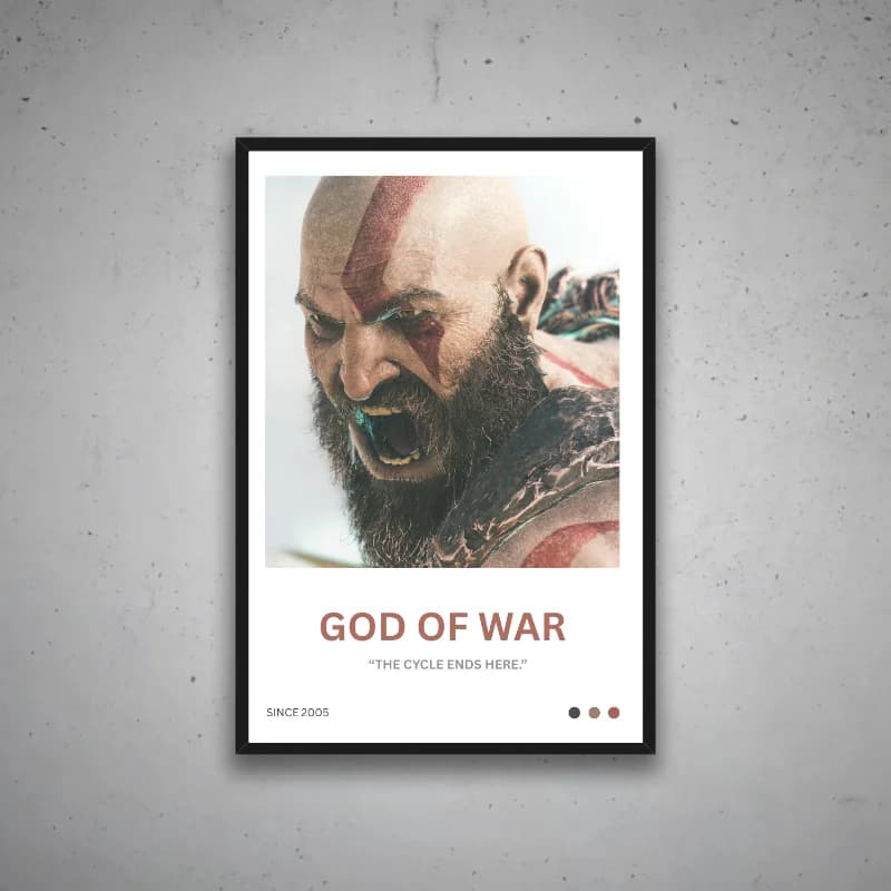 تابلو گیمینگ God Of War — تصویر ۳