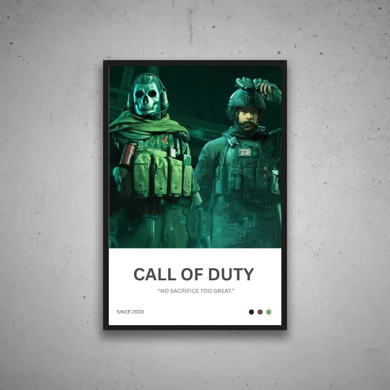 تابلو گیمینگ Call Of Duty — تصویر ۳
