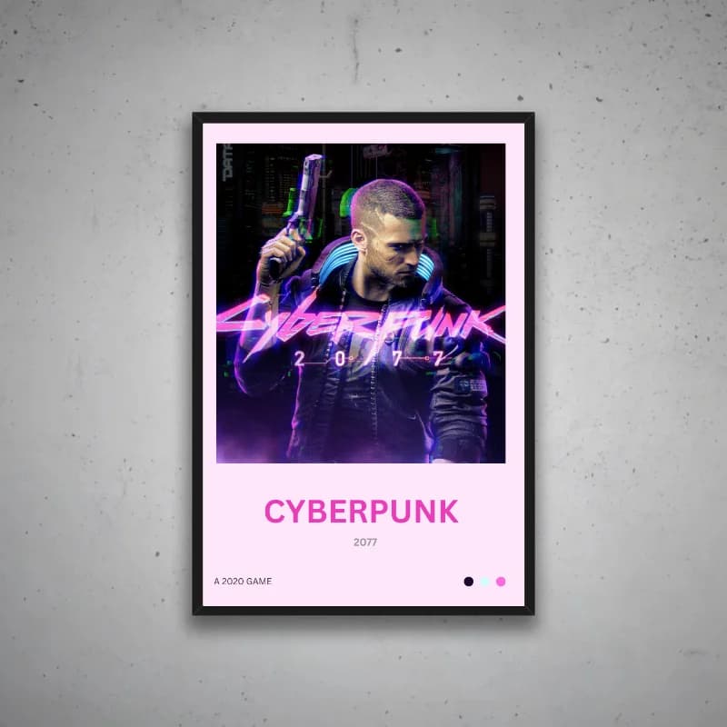 تابلو گیمینگ Cyberpunk — تصویر ۳