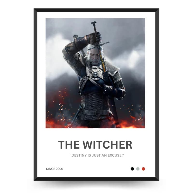 تابلو گیمینگ The Witcher