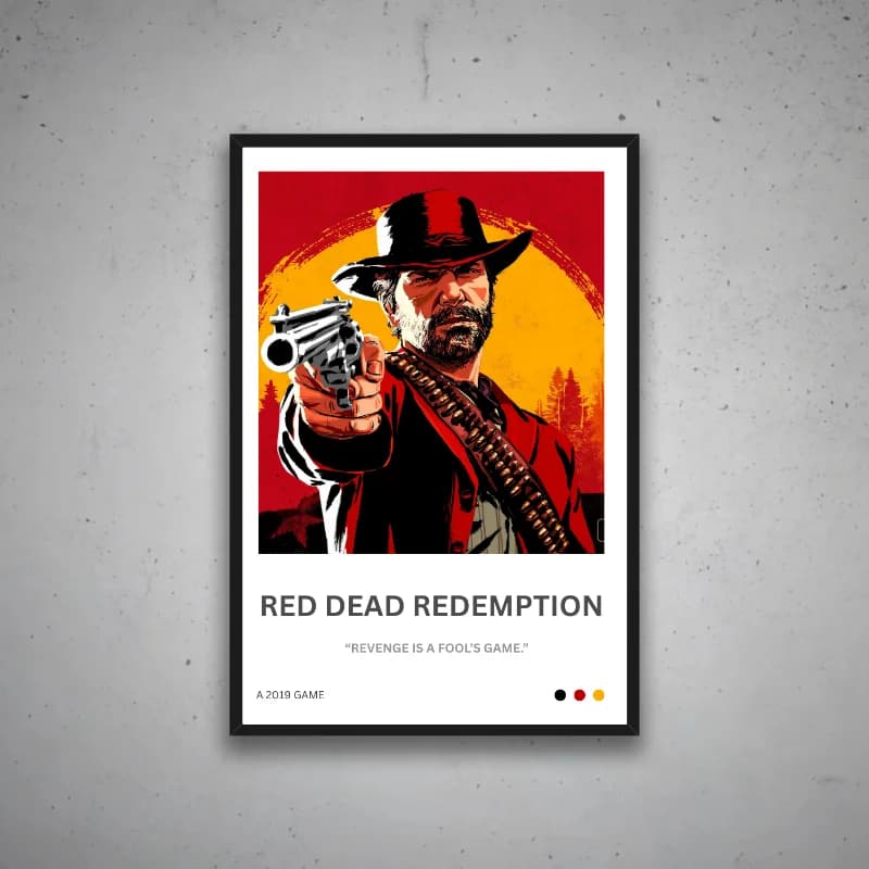 تابلو گیمینگ Red Dead Redemption — تصویر ۳