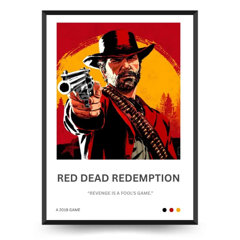 تابلو گیمینگ Red Dead Redemption