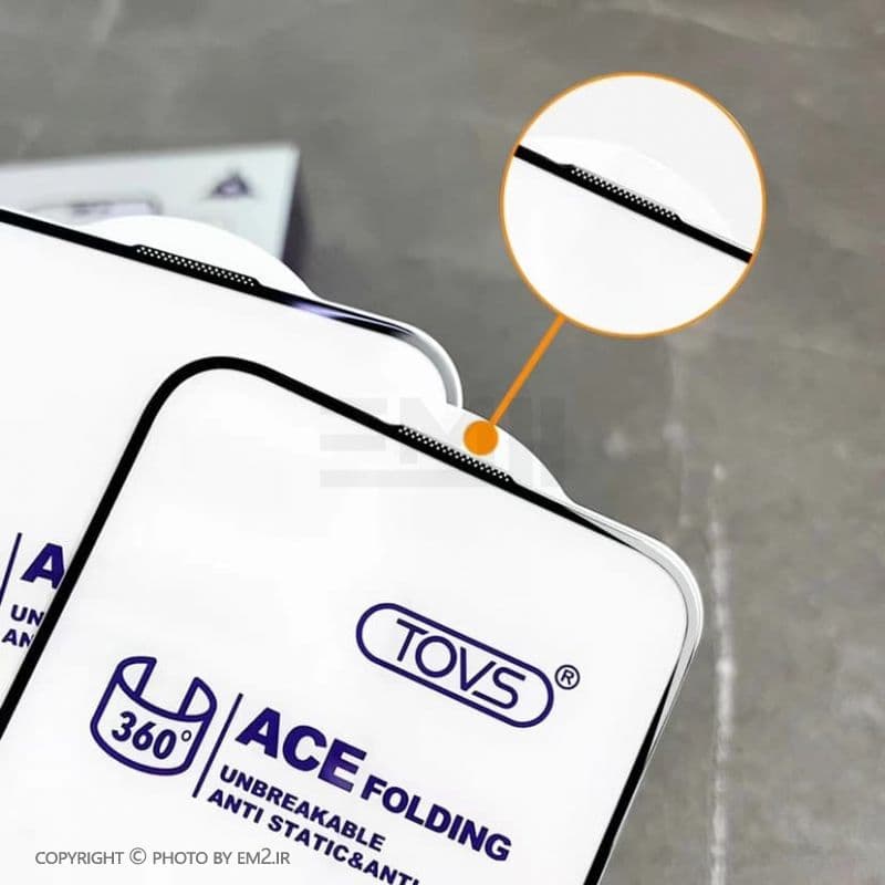 گلس ACE FOLDING XIAOMI NOTE 12 PRO PLUS — تصویر ۶