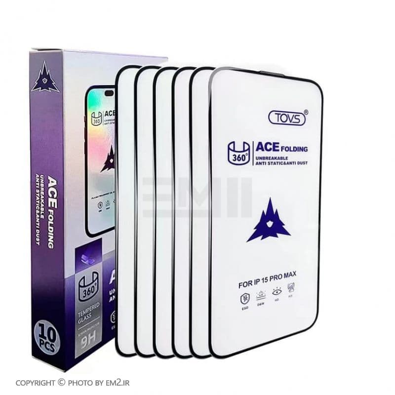 گلس ACE FOLDING XIAOMI NOTE 12 PRO PLUS — تصویر ۲