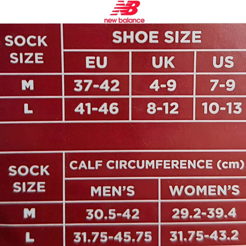 ساق بند ورزشی نیو بالانس New Balance Sport Sleeve مشکی فسفری — تصویر ۶