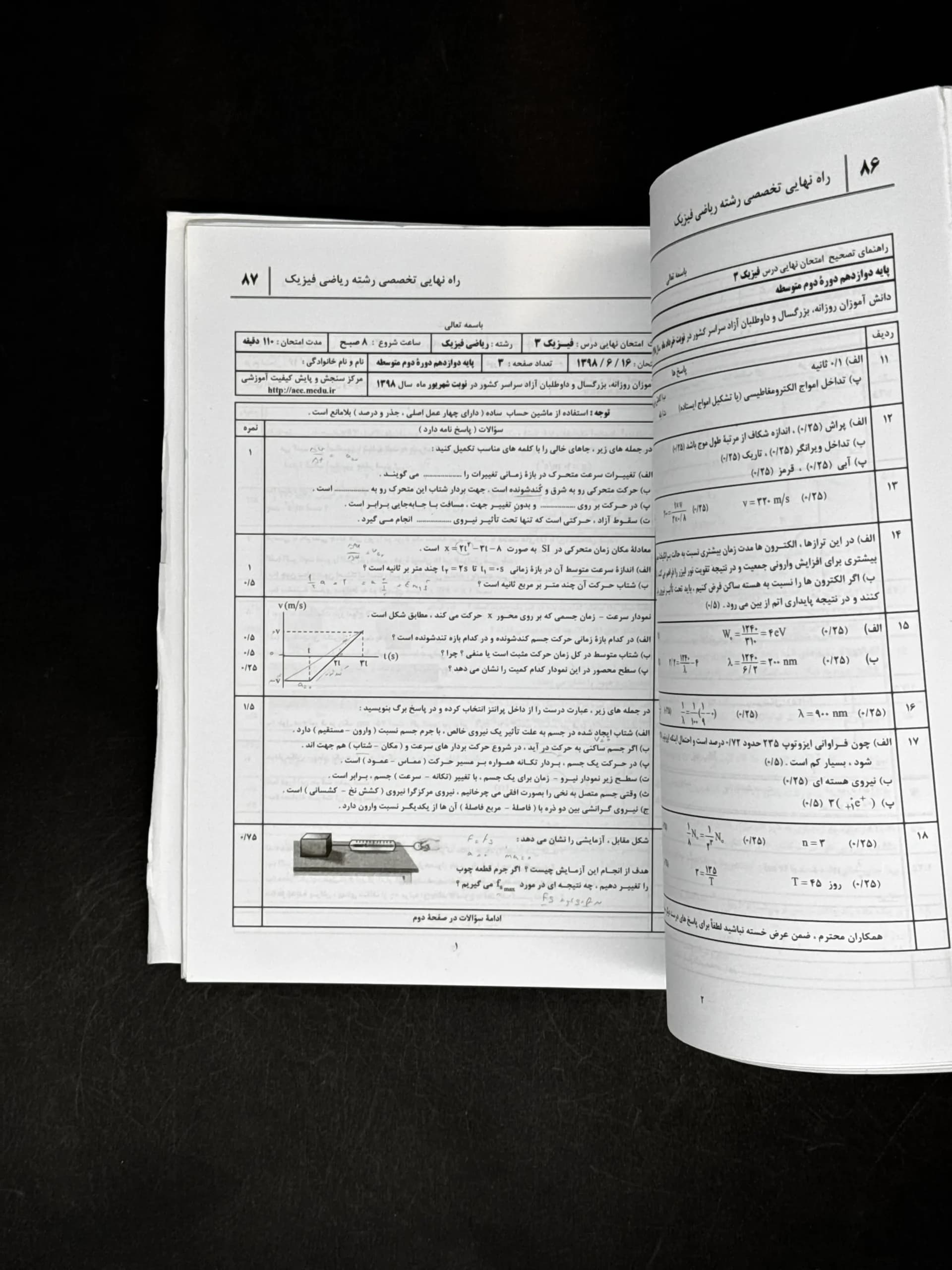 کتاب راه نهایی رشته ریاضی و فیزیک (تخصصی) (دست دوم) — تصویر ۲