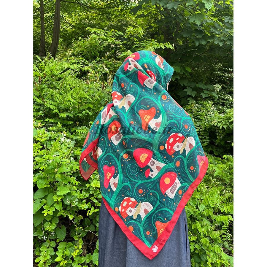 روسری نخی قارچولی