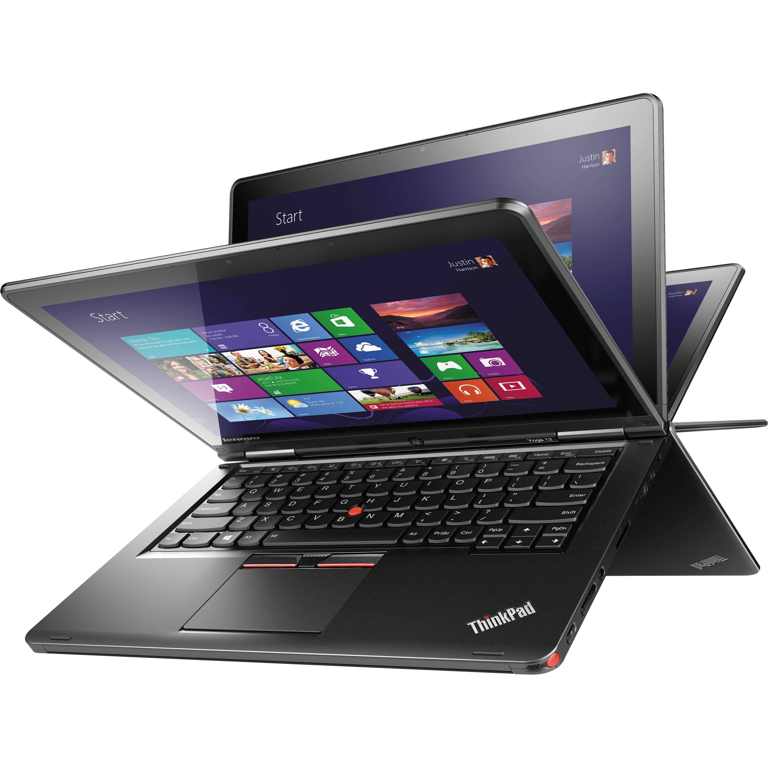 لپ تاپ لمسی لنوو 360 درجه Lenovo Thinkpad Yoga 12 — تصویر ۲