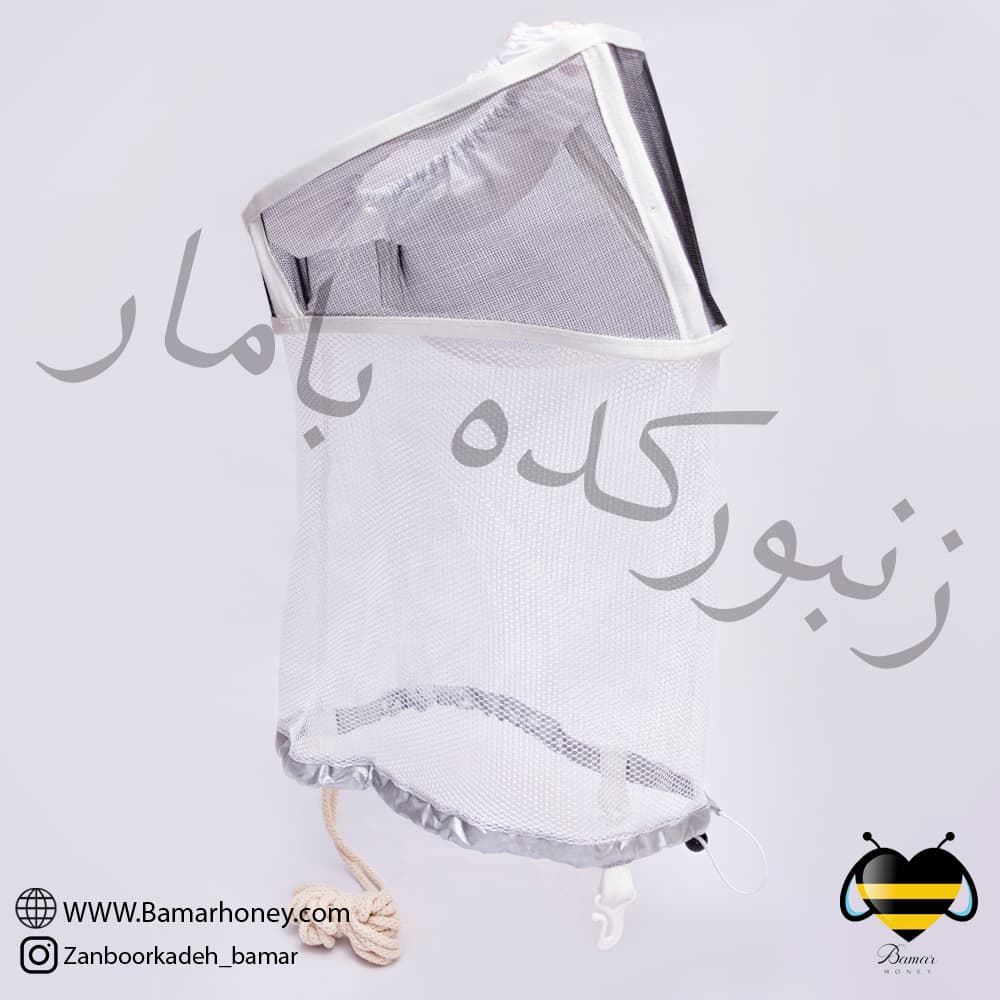 توری فلزی یک‌تکه کلاه زنبورداری هفت‌گوهر