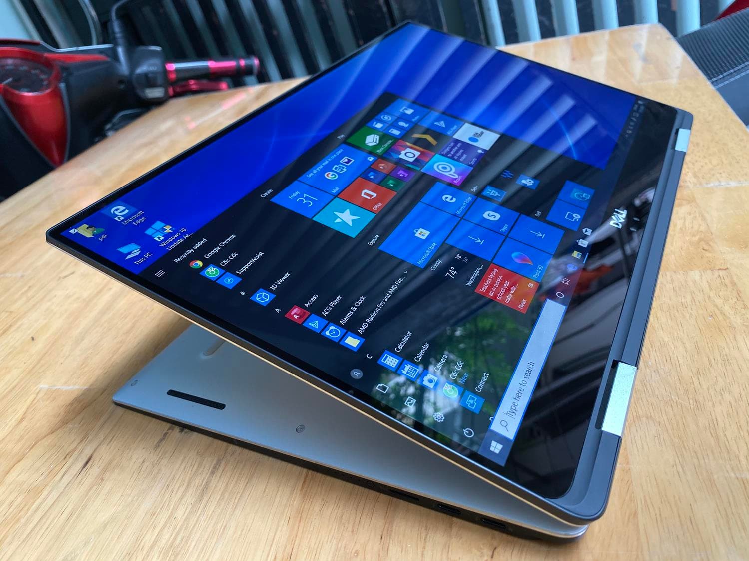 لپ تاپ دل 5530 4K لمسی 360 درجه Dell Precision 5530 2 in 1- i7 WX Vega Graphic 4GB Ram16 — تصویر ۳
