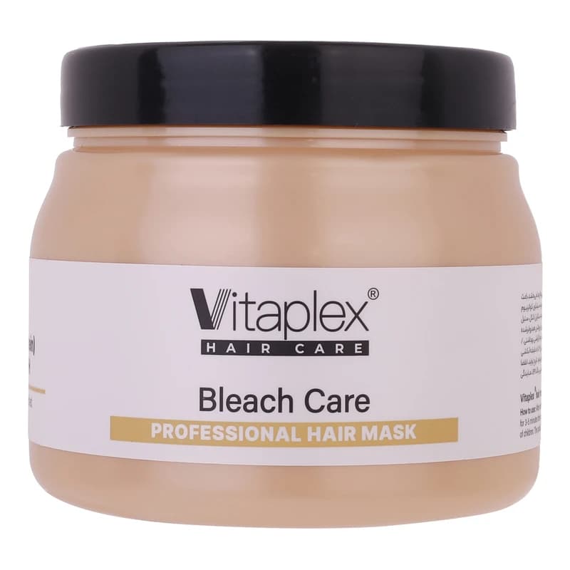 ماسک مو تقویت‌کننده و ترمیم‌کننده ویتاپلکس مدل Bleach Care حجم 500 میلی‌لیتر