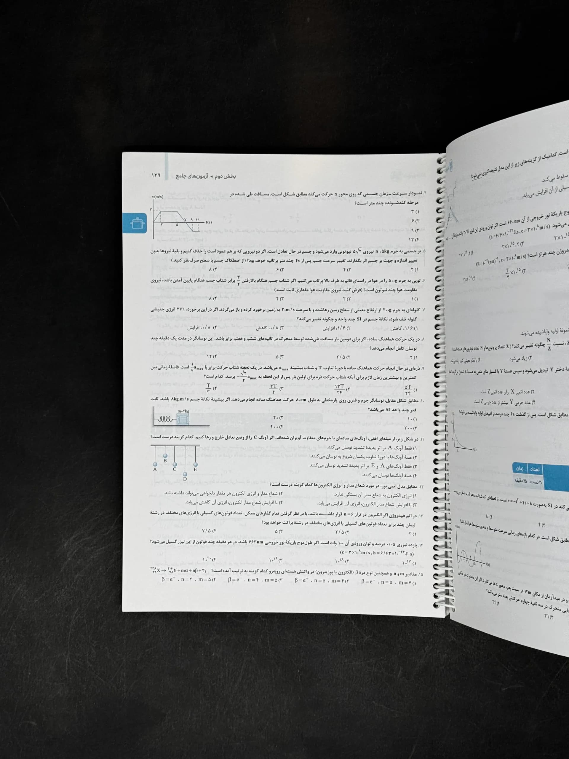 کتاب آزمونیوم فیزیک کنکور تجربی پلاس مهروماه (دست دوم) — تصویر ۳