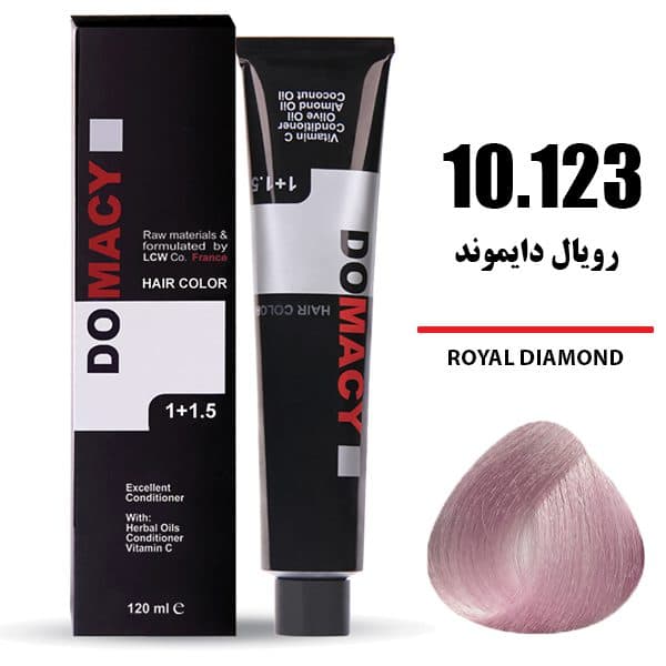 رنگ مو دوماسی رویال دایموند 10.123