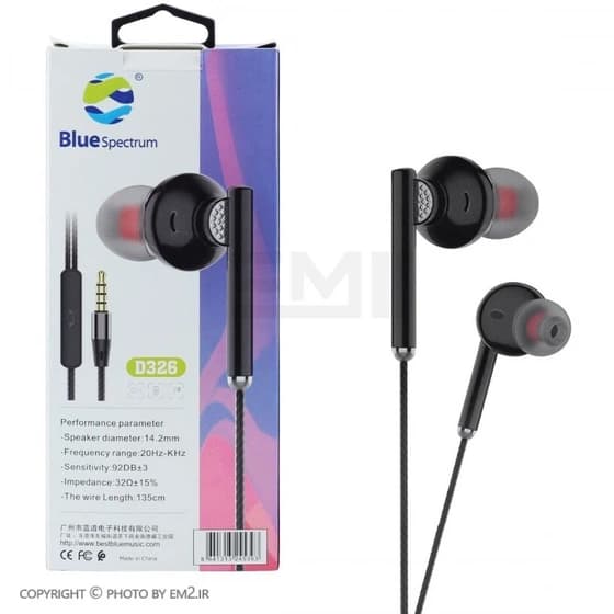 هندزفری BLUE SPECTRUM مدل D326 اورجینال — تصویر ۲