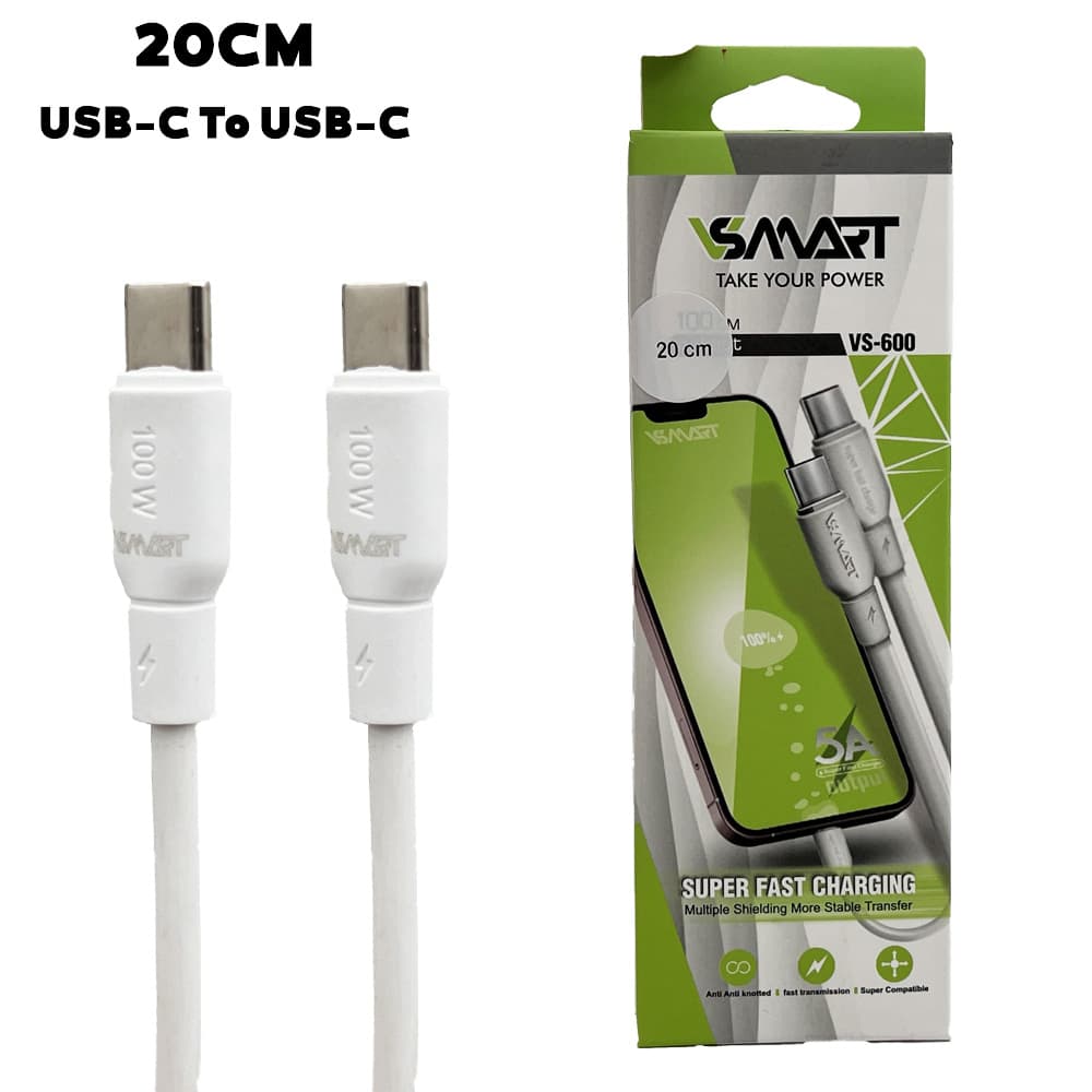 کابل کوتاه پاوربانک دوسر USB-C وی اسمارت