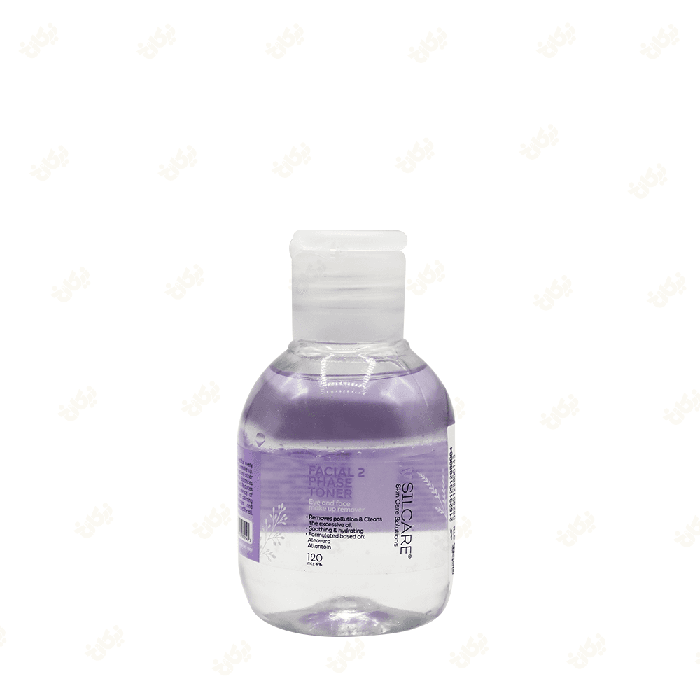 تونر دو فاز صورت و چشم سیلکر 120ml