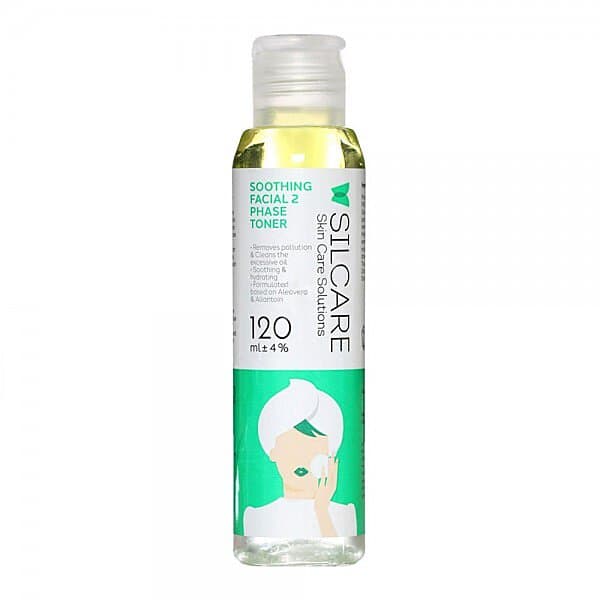 تونر دو فاز صورت و چشم سیلکر 120ml — تصویر ۴