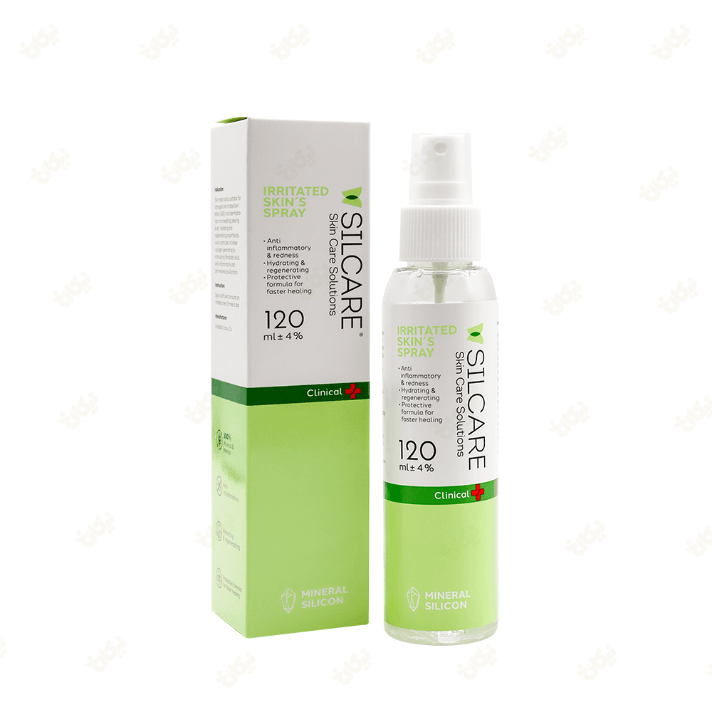 اسپري مرطوب کننده مناسب پوست آسيب ديده سیلکر 120ml