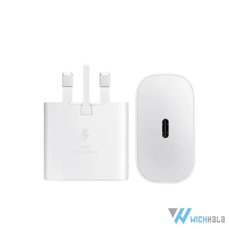 شارژر 25 وات سه پین سامسونگ اورجینال بدون کابل(EP-TA800) — تصویر ۲