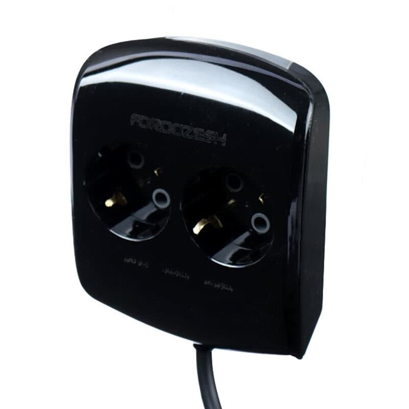 محافظ یخچال دو پریز فروزش مدل لوتوس صفحه نمایش دیجیتال (کابل 2/8 متر) سفید — تصویر ۵