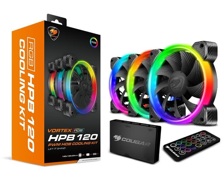 فن کیس Vortex RGB HPB 120 Cooling Kit