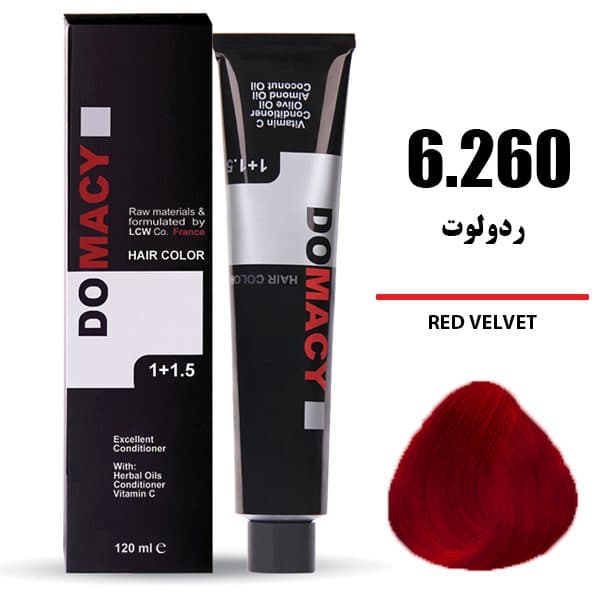رنگ مو دوماسی ردولوت 6.260