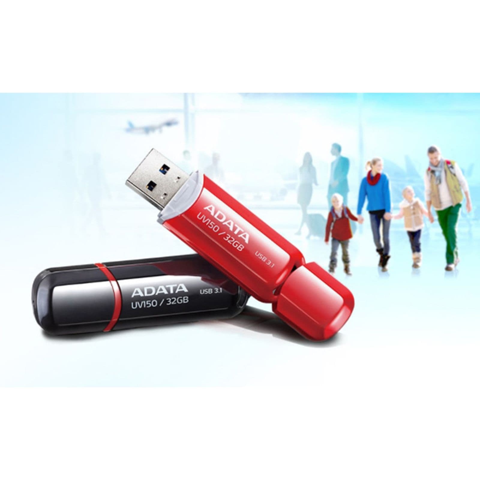 فلش مموری ADATA USB3.2 مدل UV150 ظرفيت 64 گيگابايت