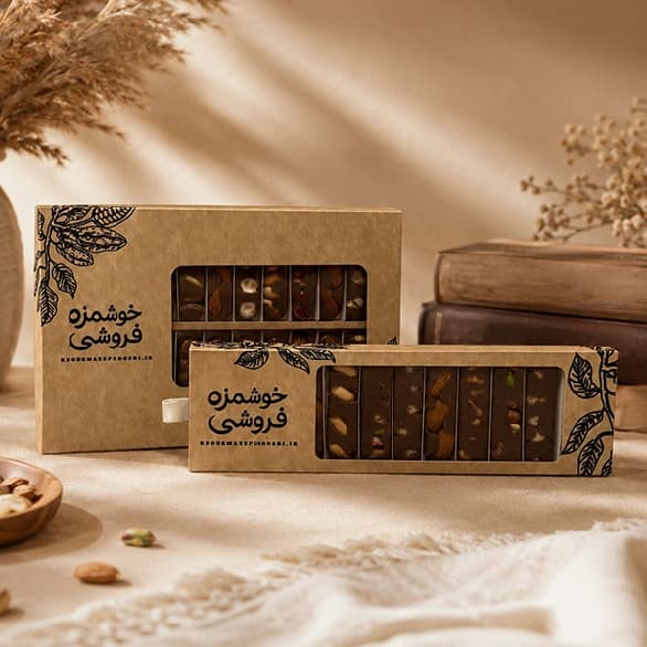 شکلات انگشتی دست ساز شیری مغز دار ۲۴ عددی — تصویر ۵