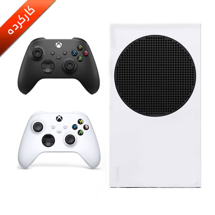 ایکس باکس سری اس 512 گیگابایت Xbox Series S + دسته اضافه رنگ مشکی (کارکرده)