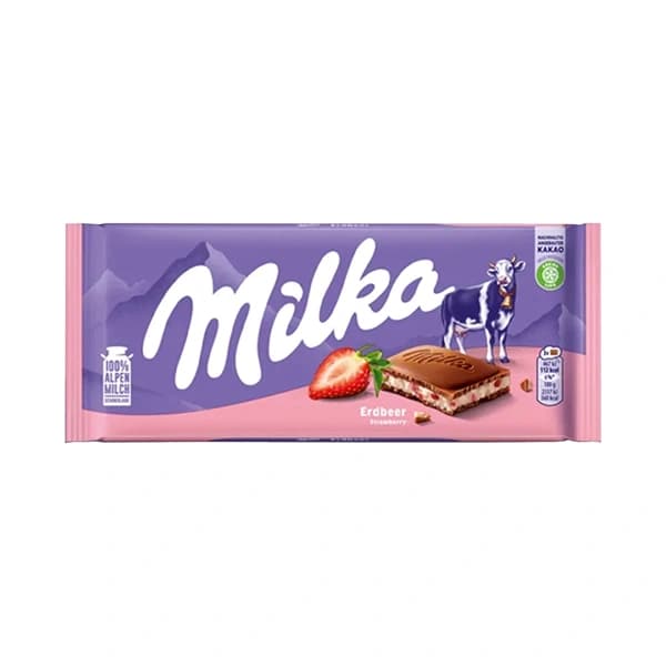 شکلات میلکا توت فرنگی ۱۰۰ گرمی