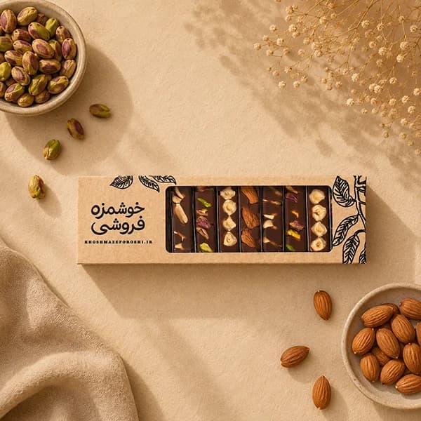 شکلات انگشتی دست ساز شیری مغز دار ۱۲ عددی — تصویر ۲