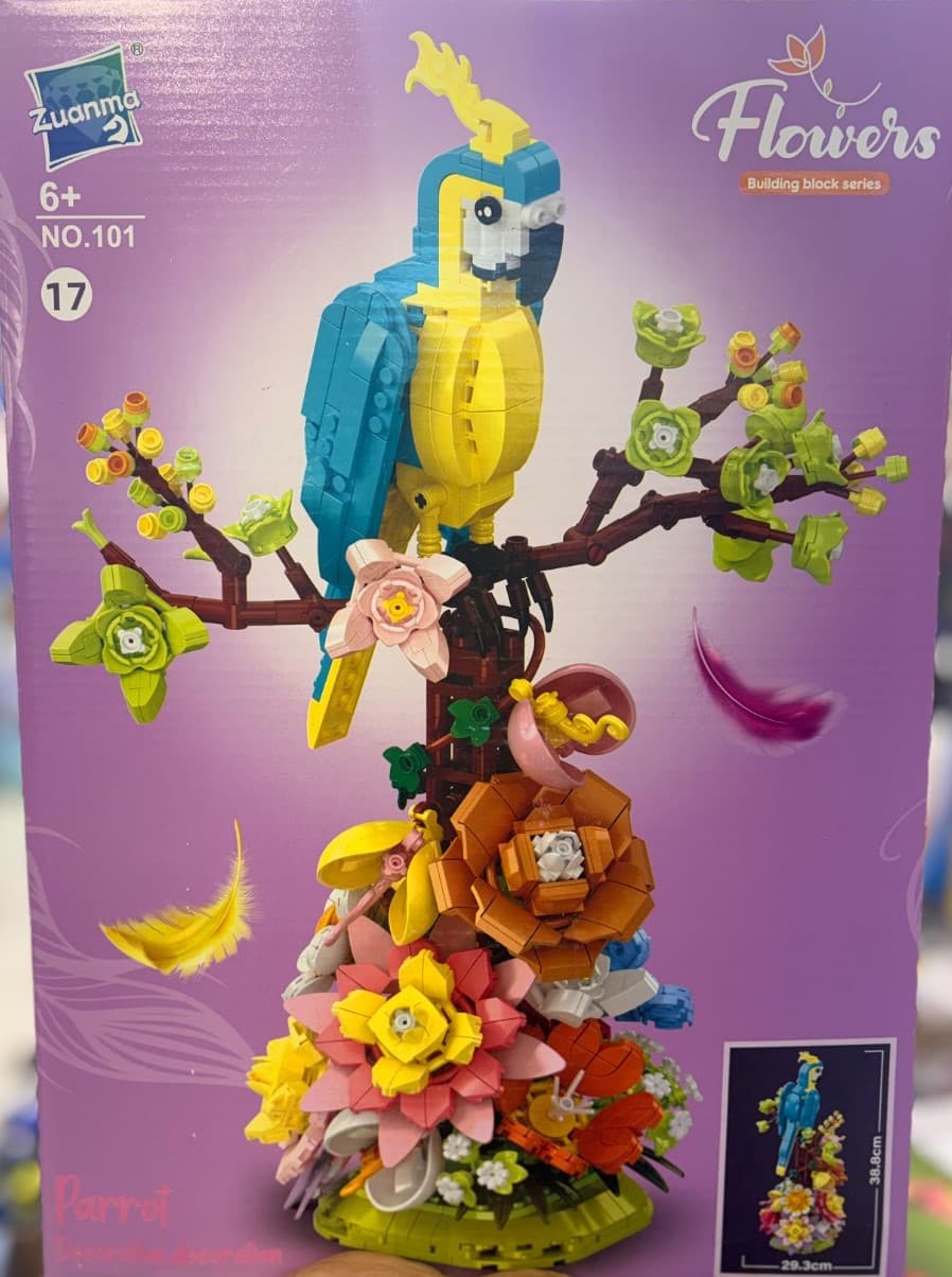 لگوی طوطی برند flowers کد 101