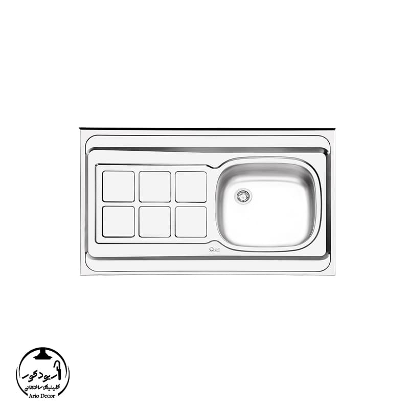 سینک ظرفشویی کلاسیک ایلیااستیل مدل 131