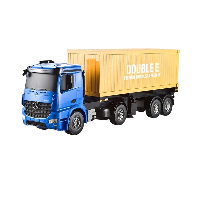 تریلی کنترلی کانتینر دار Double E 564-003 کامیون موزیکال چراغدار با ریموت