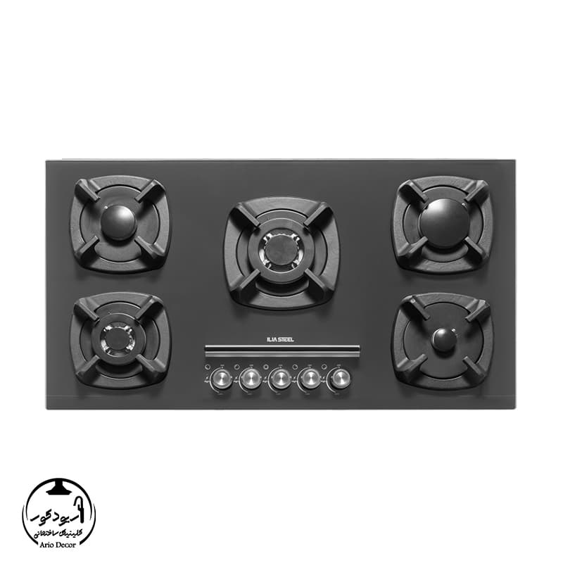 گاز رومیزی شیشه ای ایلیااستیل G534