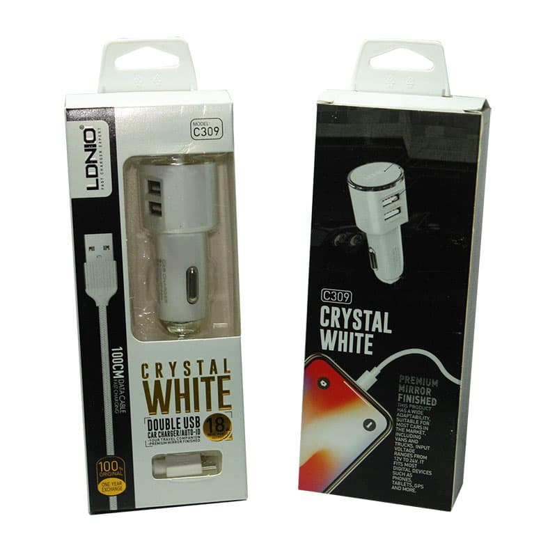 شارژر فندکی LDNIO مدل C309 اورجینال (Micro)