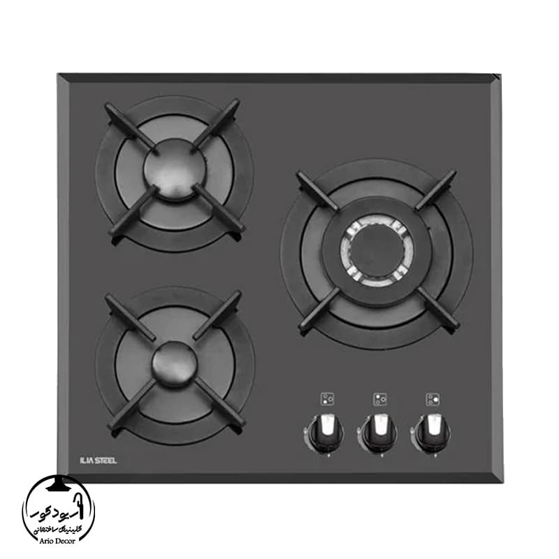 گاز رومیزی شیشه ای ایلیااستیل G301