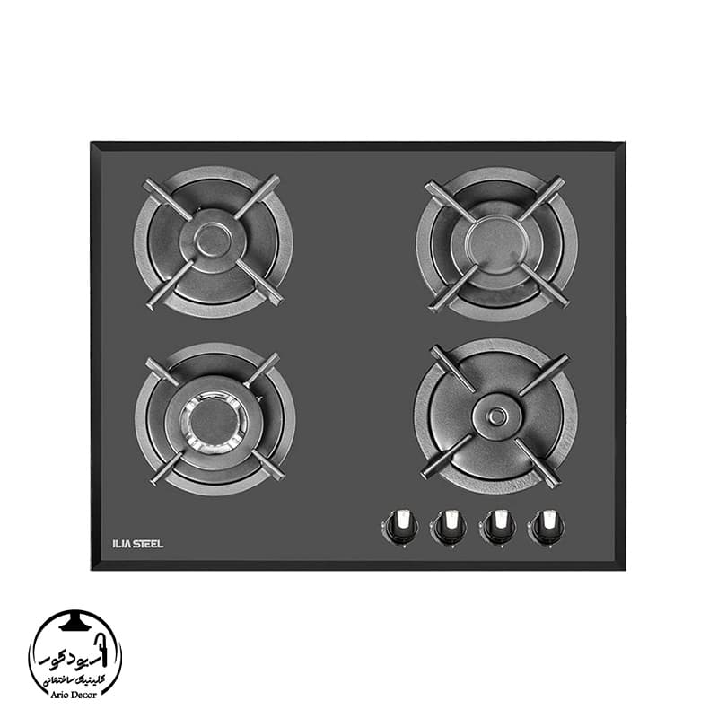 گاز رومیزی شیشه ایلیااستیل مدل G401