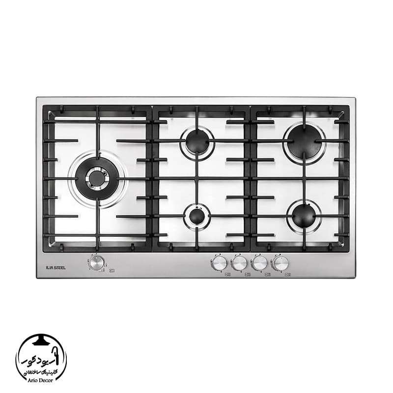 گاز رومیزی استیل ایلیا استیل (قطعات ایتالیایی) مدل IS 5911