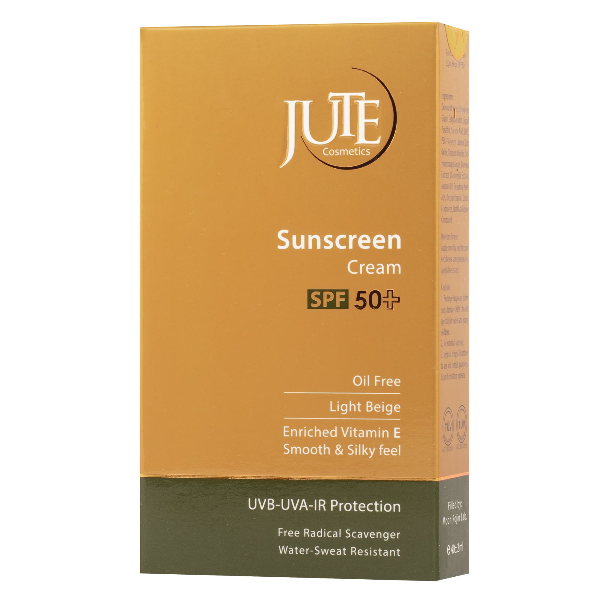 کرم ضدآفتاب ژوت SPF50 مناسب پوست چرب (بژ روشن) — تصویر ۴