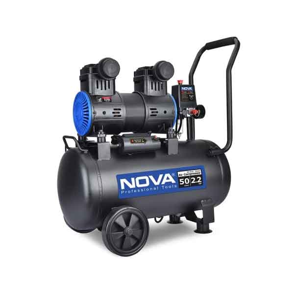 کمپرسور باد سایلنت نووا 50 لیتری مدل NTA-9150 — تصویر ۲
