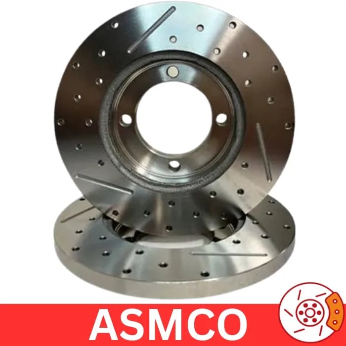 دیسک چرخ عقب پژو 206 تیپ 5 سوراخ دار آسمکو ASMCO