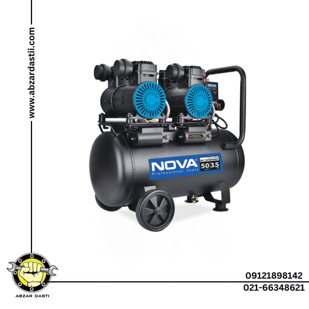 کمپرسور سایلنت 50 لیتری نووا مدل NTA-9151