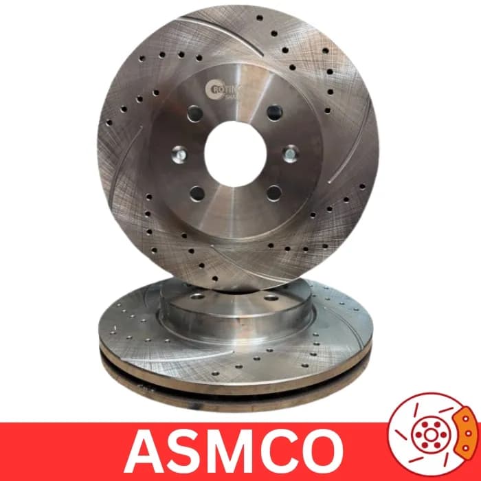 دیسک چرخ جلو تویوتا کمری سوراخ دار آسمکو ASMCO