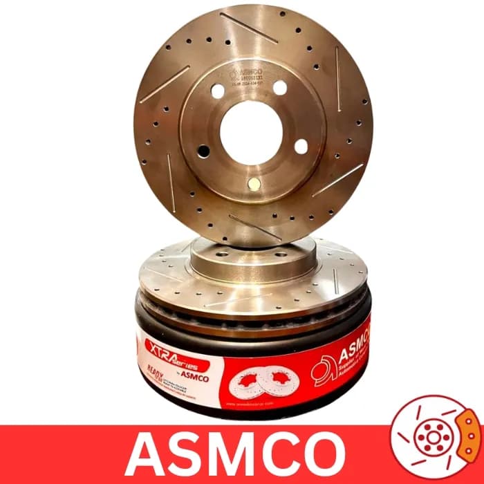 دیسک چرخ جلو شاهین سوراخ دار آسمکو ASMCO