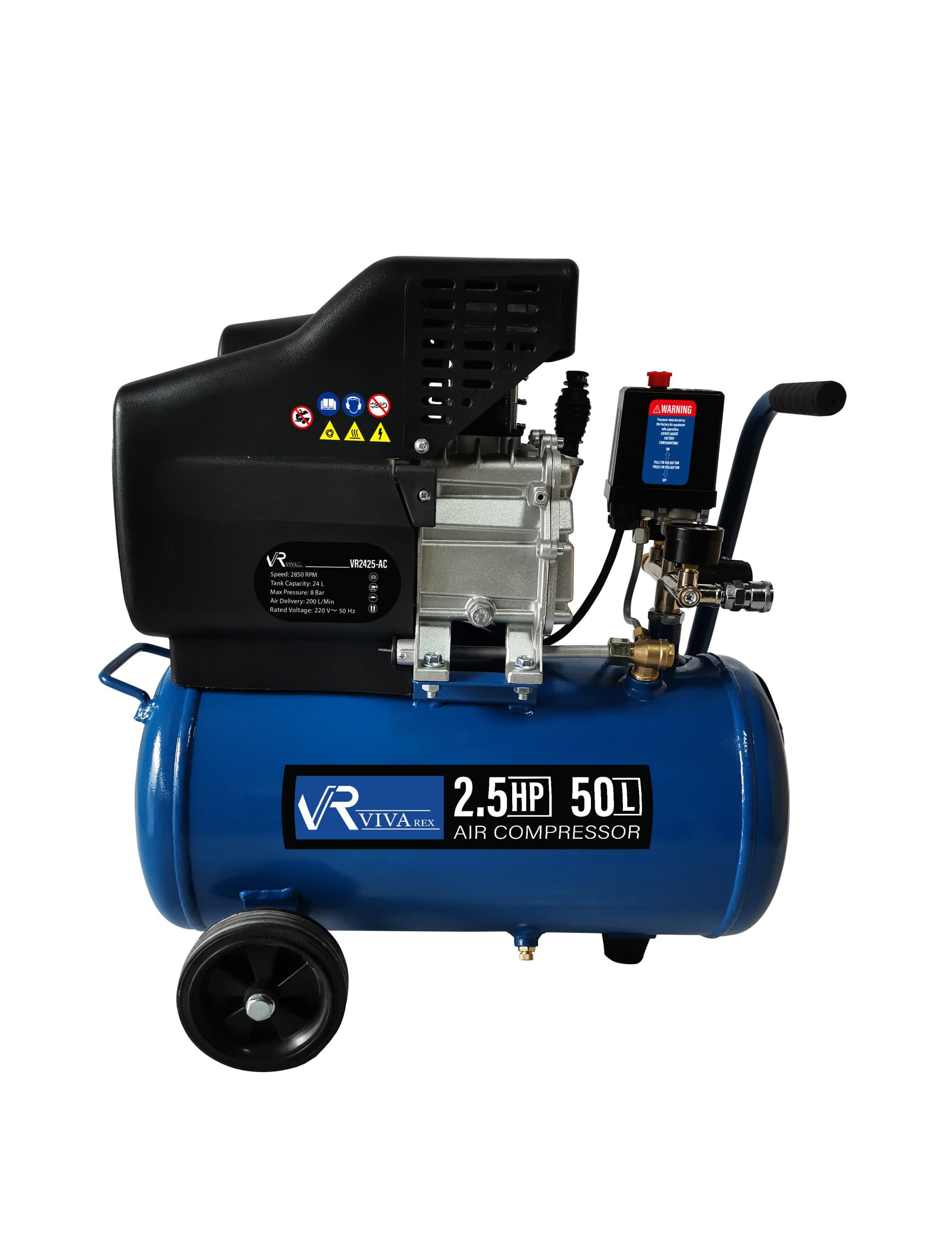 کمپرسور باد 50 لیتری روغنی VR5025-AC ویوارکس(با ضمانت شرکتی)
