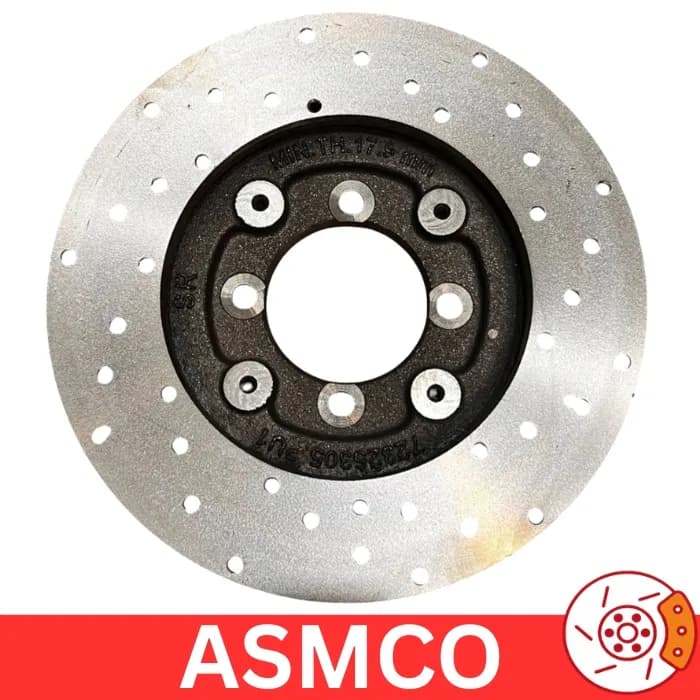 دیسک چرخ جلو آریسان یک سوراخ دار آسمکو ASMCO